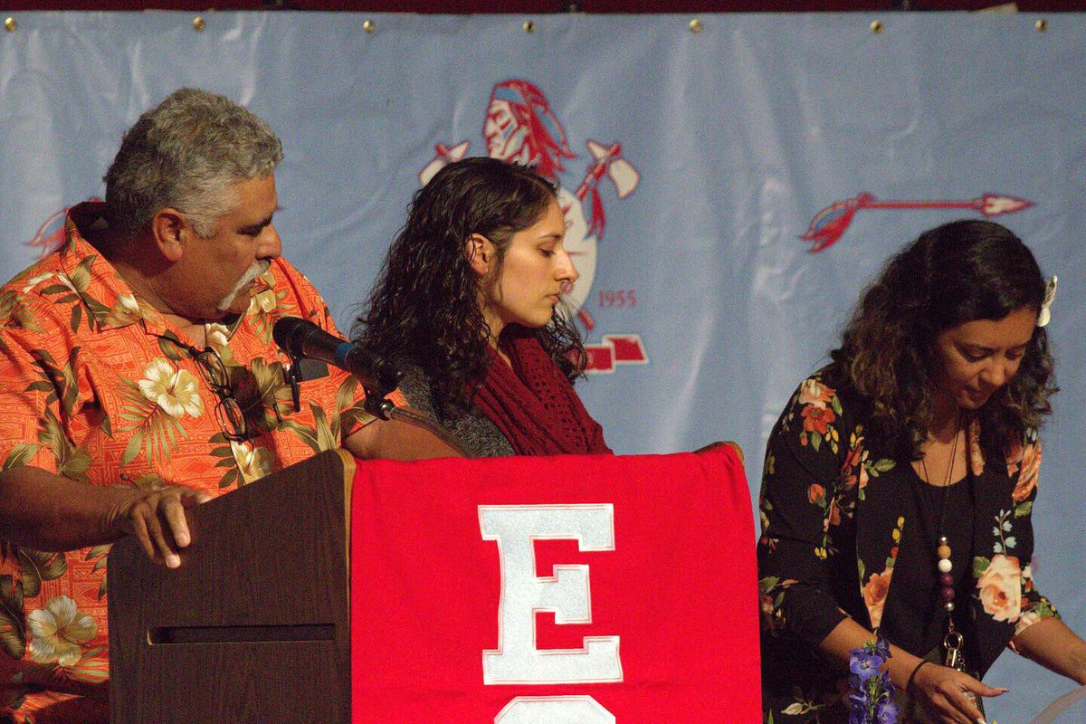 mscoachramirez's tweet photo. It’s an honor presenting the Mrs. A. Scholarship (named for my Grandmother, former ECV staff) to graduating seniors who learned and dominated the English language and are dedicated to furthering their education after high school.  #PayItForward #BeBrave https://t.co/l2T69jOMIY