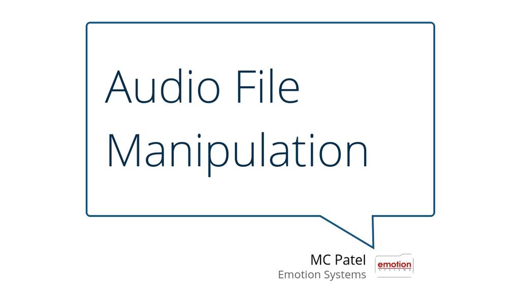 EmotionSystems's tweet image. Check out our article: Audio File Manipulation emotion-systems.com/audio-file-man… #AudioSignal #VideoProcessing #AudioSignal #VideoProcessing