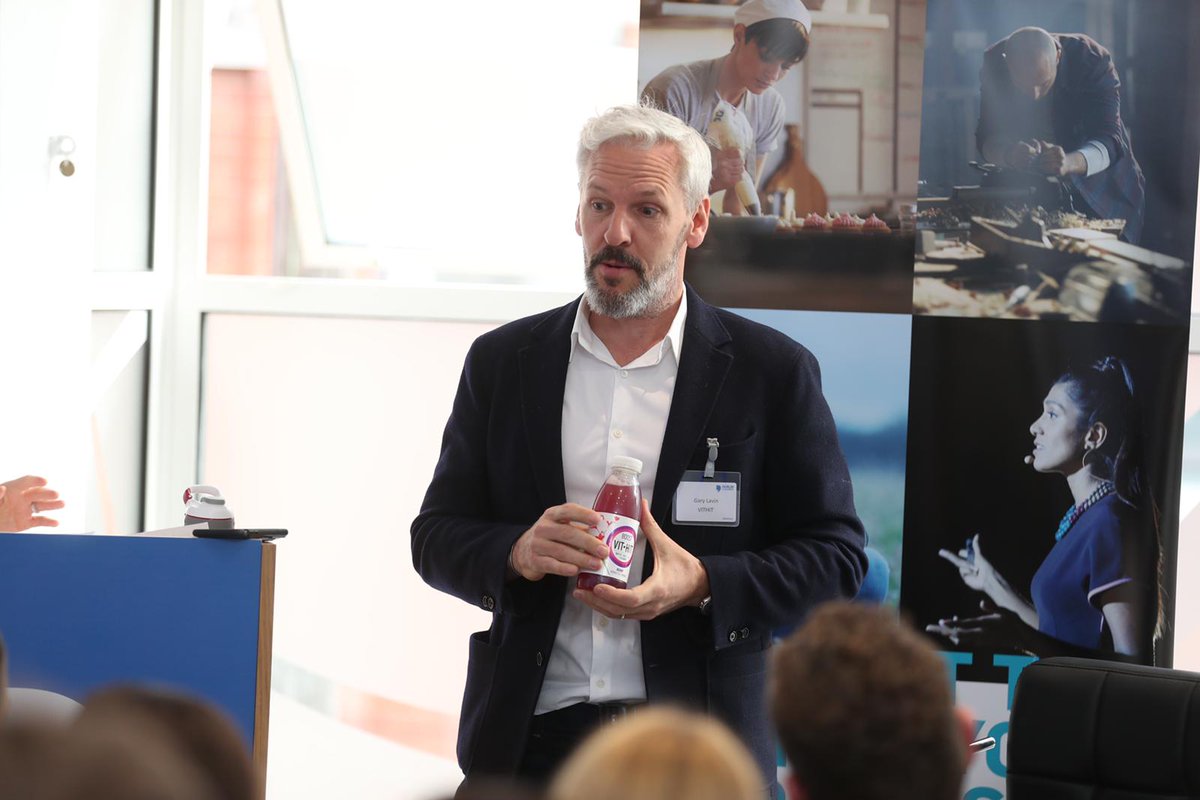 DubCham's tweet photo. The first of our panel of speakers, Gary Lavin, CEO, @vithitdrinks talks us through his entrepreneurial journey for our #Momentum event this morning #ConnectingDublin. https://t.co/jsozUyRyih