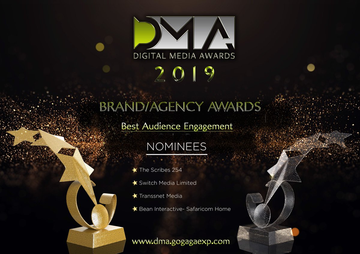 gogaga_ke's tweet photo. #DigitalMediaAwards Nominees for the category Best in Audience Engagement. Who will be scoop this year's award in this category?
Interested in tickets: Call 0787200143 or email beryle@gogagaexp.com https://t.co/Bhhrw5p687