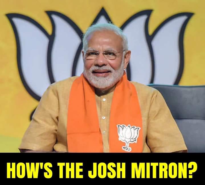 Tveedee's tweet photo. We are back in 2019 , stronger than in 2014 !!

Lets look forward to 2024 now ! 
#JaiHind https://t.co/tHtG2hvA6T