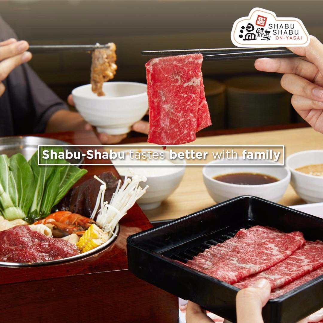OnYasai_ID's tweet image. Mention your loved ones to remind them that its time for a family dinner at On-Yasai. Book your tables now!

#OnyasaiID #shabushabu #kulinerjakarta