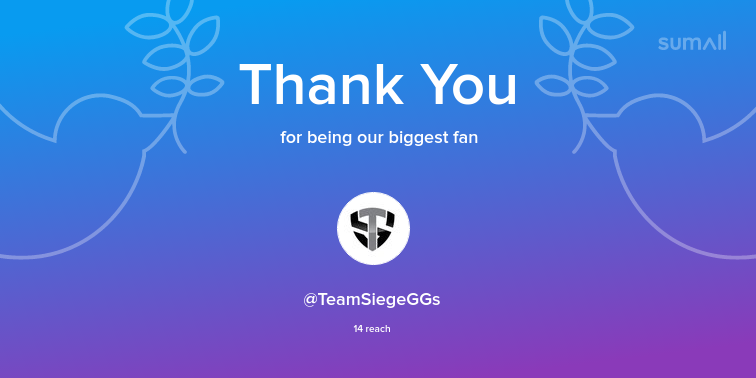 evanmanukearne1's tweet photo. Our biggest fans this week: TeamSiegeGGs. Thank you! via https://t.co/RIKlLp6UbD https://t.co/VA0HhLnASK