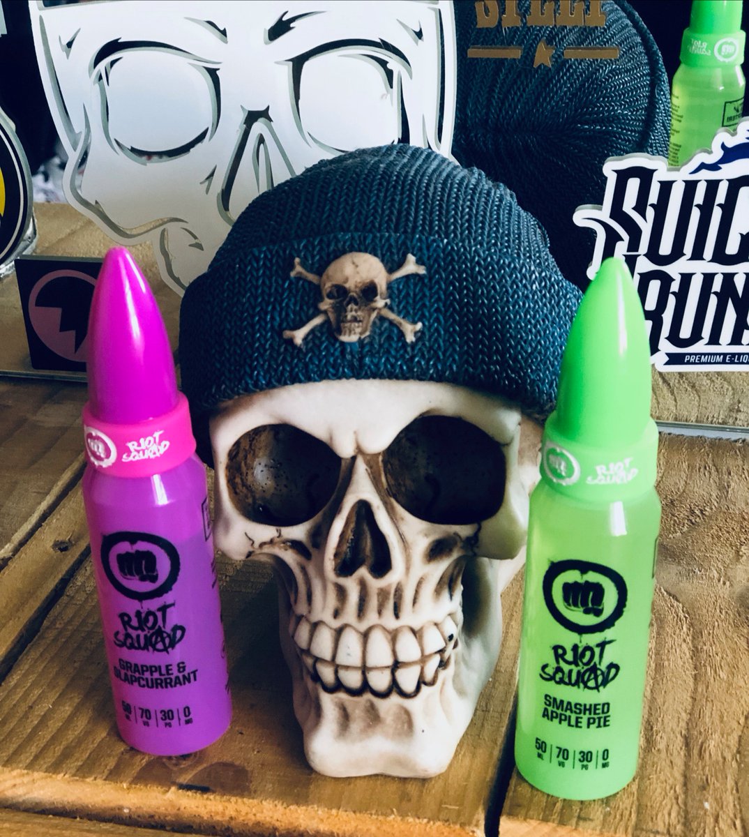 Riot Squad is an uncompromising range of the boldest flavours. These are our best sellers but which is your favourite? 🍇🍏

ow.ly/KIP050ul9Tj