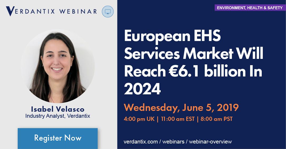 Join our forthcoming #EHS #webinar to learn the positive and negative drivers shaping the European EHS services market trajectory. Register today » bit.ly/2YGJeZI #EHSServices #EHSSoftware