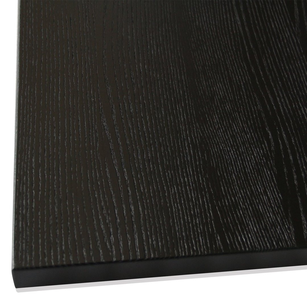 Make a bold statement with a black table top! Solid ashwood finished in black = 🖤 Shop Online Now: ow.ly/mJp050uiXKm