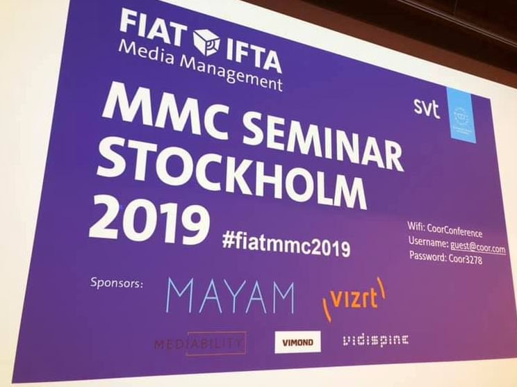 FIAT_IFTA's tweet photo. Dear colleagues in #avarchiving worldwide... Your hashtag to follow today? #FIATMMC2019 covers the IXth FIAT/IFTA Media Management Seminar in Stockholm (photo: @xavierjj). https://t.co/kpcfAtXkmt