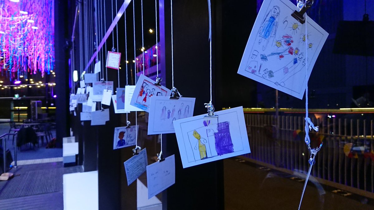 It was a pleasure to meet fellow artists and check out this lovely postcard project <a href="/DreamBIGFest/">DreamBIG Children's Festival</a> launch last night. We're having a great time meeting Adelaide audiences with #OfAllThePeopleInAllTheWorld