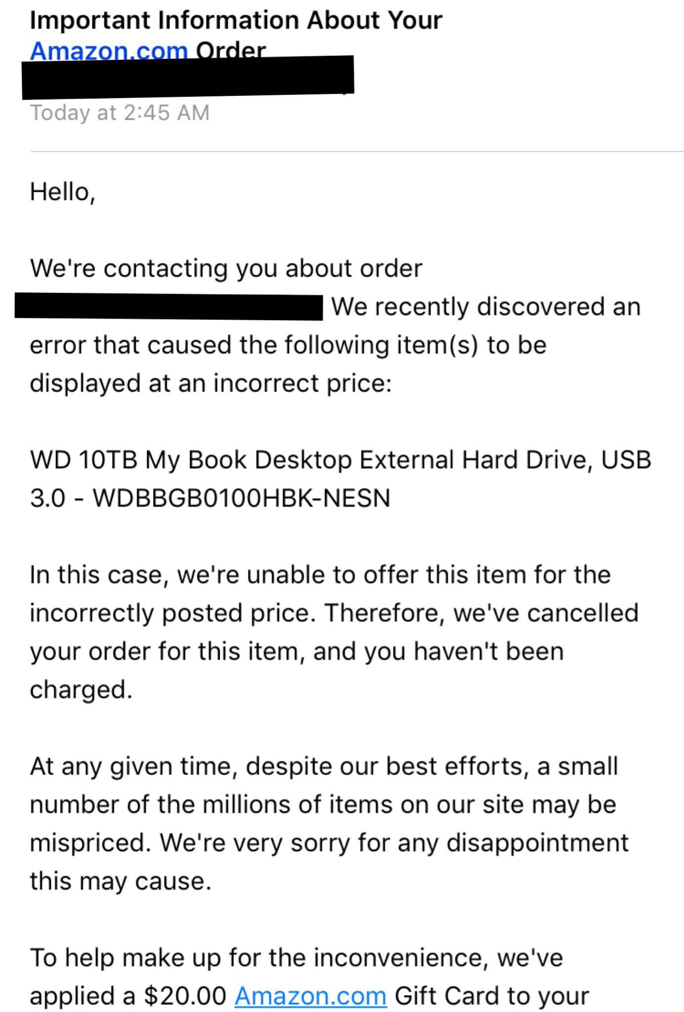 SwiftOnSecurity on Twitter: "Damn it Amazon cancelled the $80 USB HDD 10TB  orders. But I still got you $20. How about buying the best badge holder in  the world. https://t.co/ZkzlvLtwu1 https://t.co/7hJGdy1azx" /