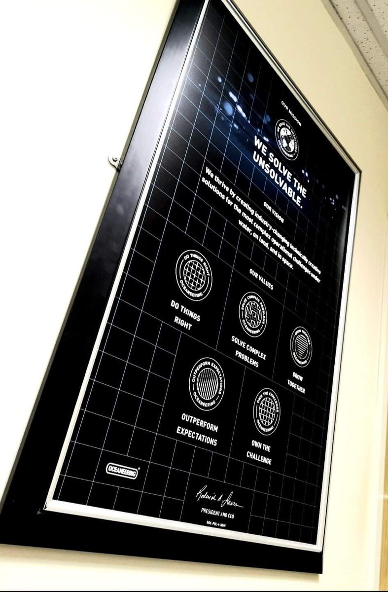 SxSwansea's tweet image. Internal signs for Oceaneering by Signs E press Swansea.  Flat cut individual letters raised off the wall with locators makes a modern statement for your business! 
@Oceaneering #internalsigns #signsexpress #swanseasigns #business #advertisingandmarketing #signs