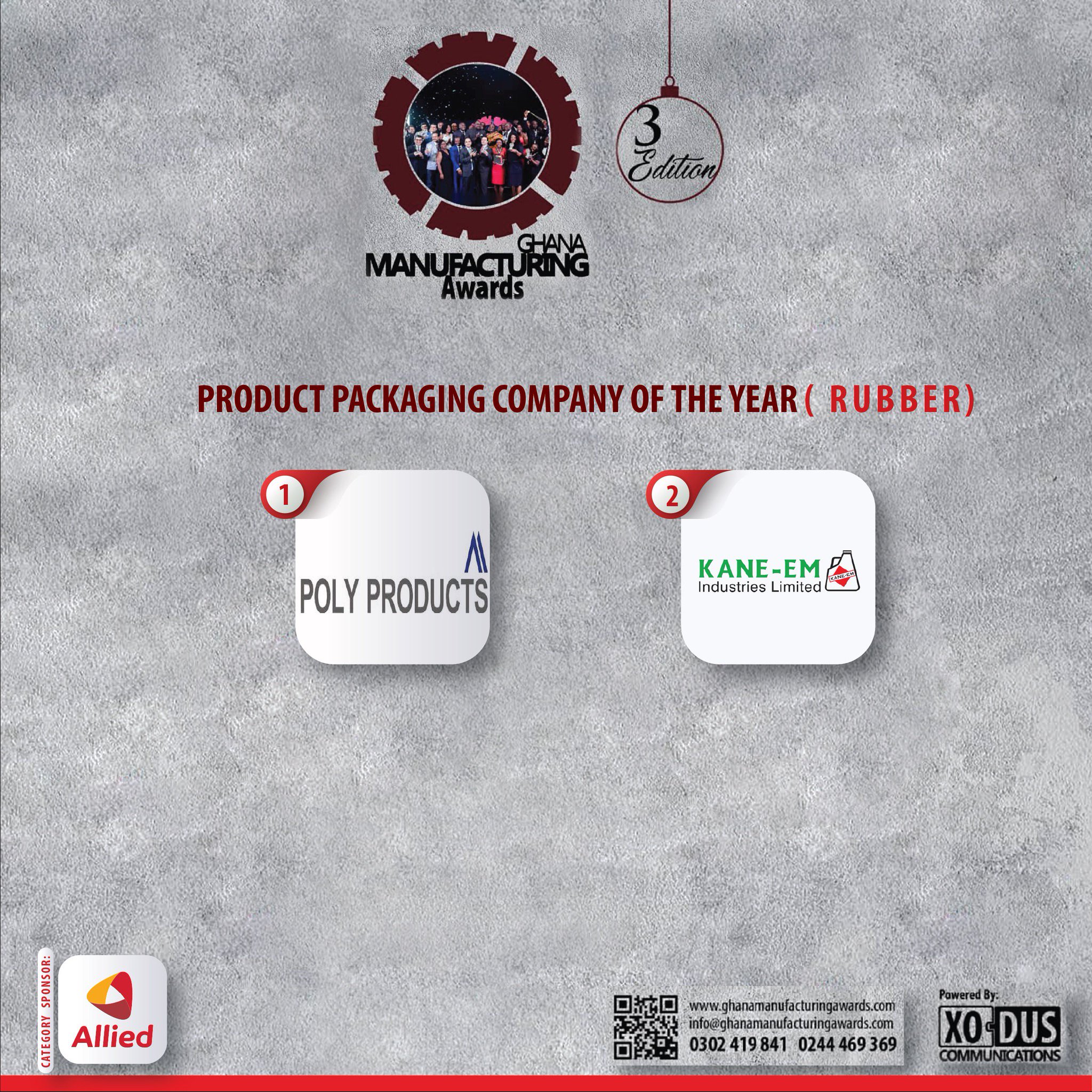 Ghana Manufacturing Awards on Twitter "It’s time for the 3rd Edition