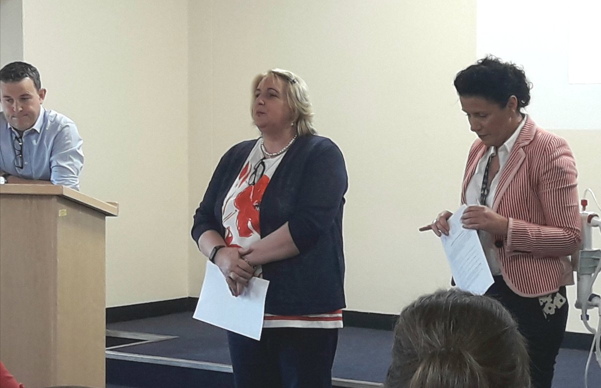 Derry OFarrell, CNM2, CKD, UHW; Cathriona Greene, Specialist Coordinator, RCNME &amp; Orla Kavanagh, Interim Director of Nursing, UHW opening the Regional Management of the Adult Renal Patient Programme <a href="/UHW_Waterford/">Univ Hosp Waterford</a> <a href="/NMPDUKilkenny/">NMPDU Kilkenny</a> <a href="/IrishKidneyAs/">Irish Kidney Association</a>