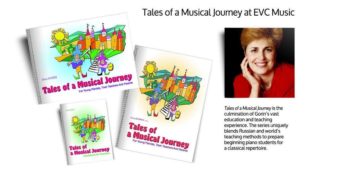 EVCMusicUK's tweet image. If in Europe, please order Irina @IrinaGorin books TALES OF A MUSICAL JOURNEY on elenacobb.com website elenacobb.com/product-catego… #EVCmusic #PianoMethods