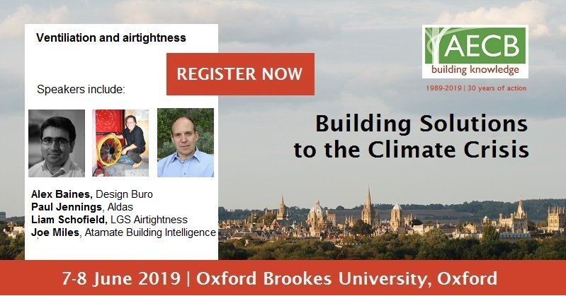 AECBnet's tweet photo. Ventilation and #airtightness under the spotlight at #AECBat30 with Alex Baines, Paul Jennings, Liam Schofield and Joe Miles @atamateuk #PAS2035 #Passivhaus #ventilation
Book now at: https://t.co/19qBYUZHR6 https://t.co/LCxJaIVTXy
