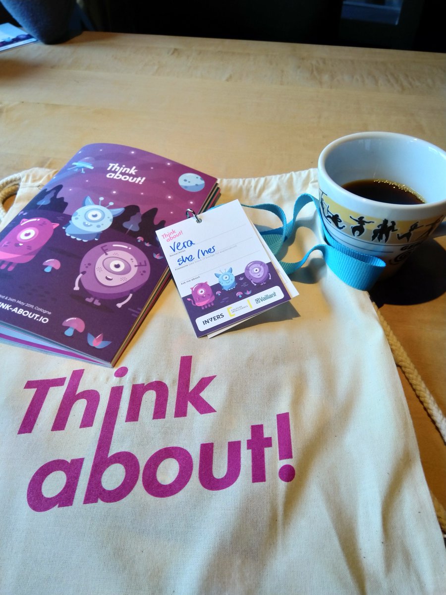 Heute auf der <a href="/thinkaboutconf/">Think About! Conf</a> in Köln. #thinkabout19