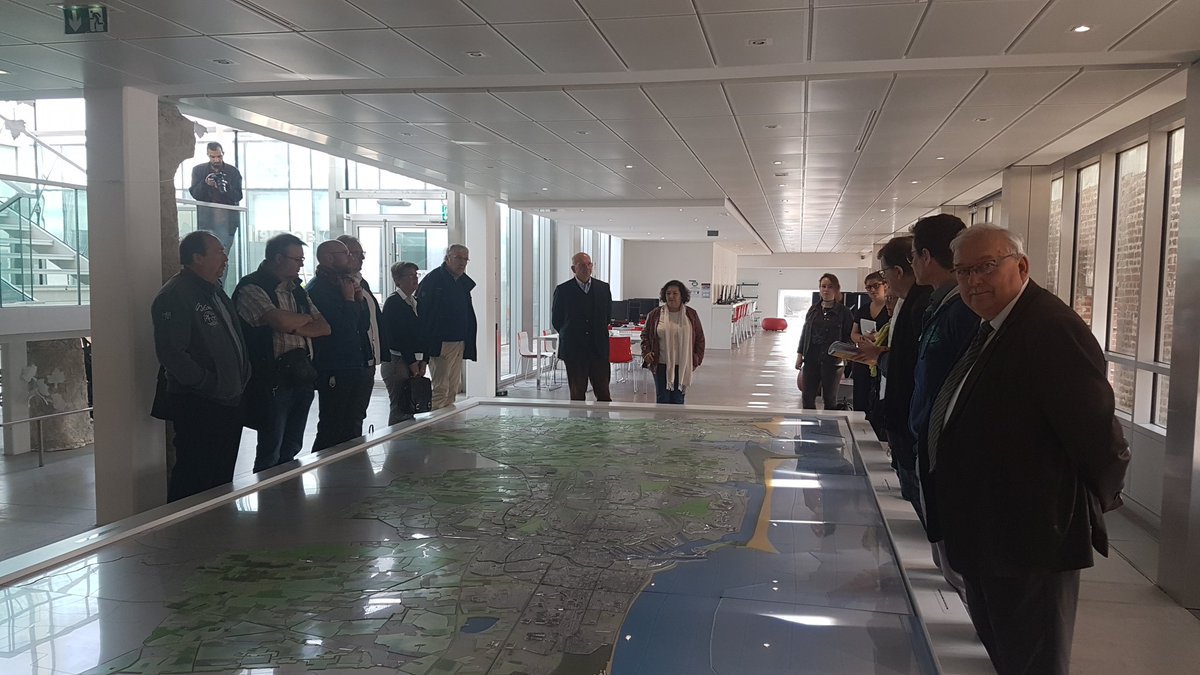 Le Ceser en visite à la Halle aux sucres aujourd'hui .
Un point sur les risques submersion et inondation