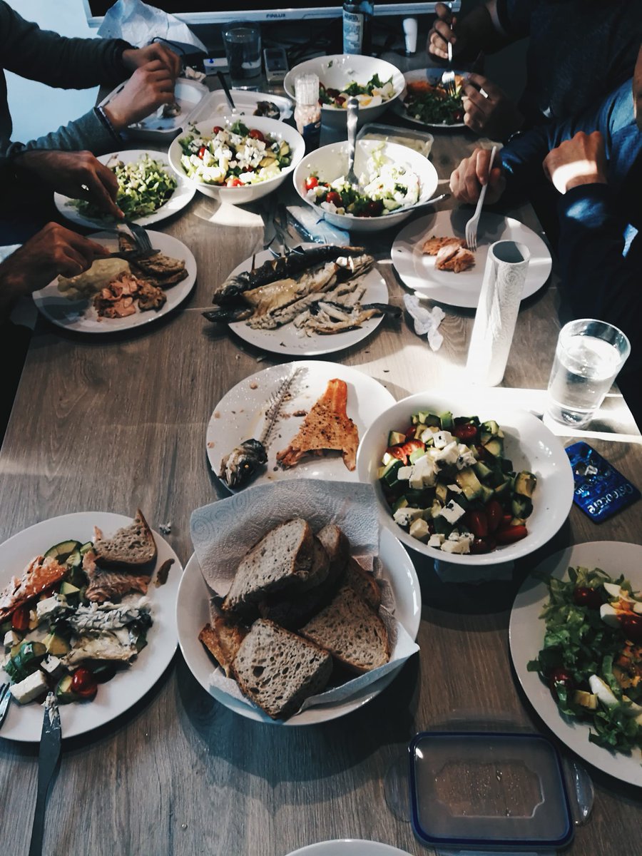 Lunch @ the office... Wow!! Much health!! Very food!! Such salad!!!
