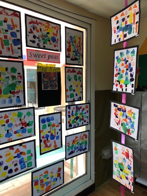 During our Art week the children from Sweet peas Class learned about the paintings of Paul Klee 
#RNCURIOSITYCREATES #RafflesNurseryArt