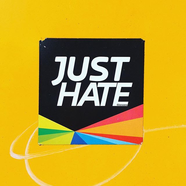gsaccoia's tweet image. #JustHate ❤️ #sticker #stickers #stickerlife #stickeraddiction #stickerart #justeat #roma #montesacro #trashcan bit.ly/2JXNwHH