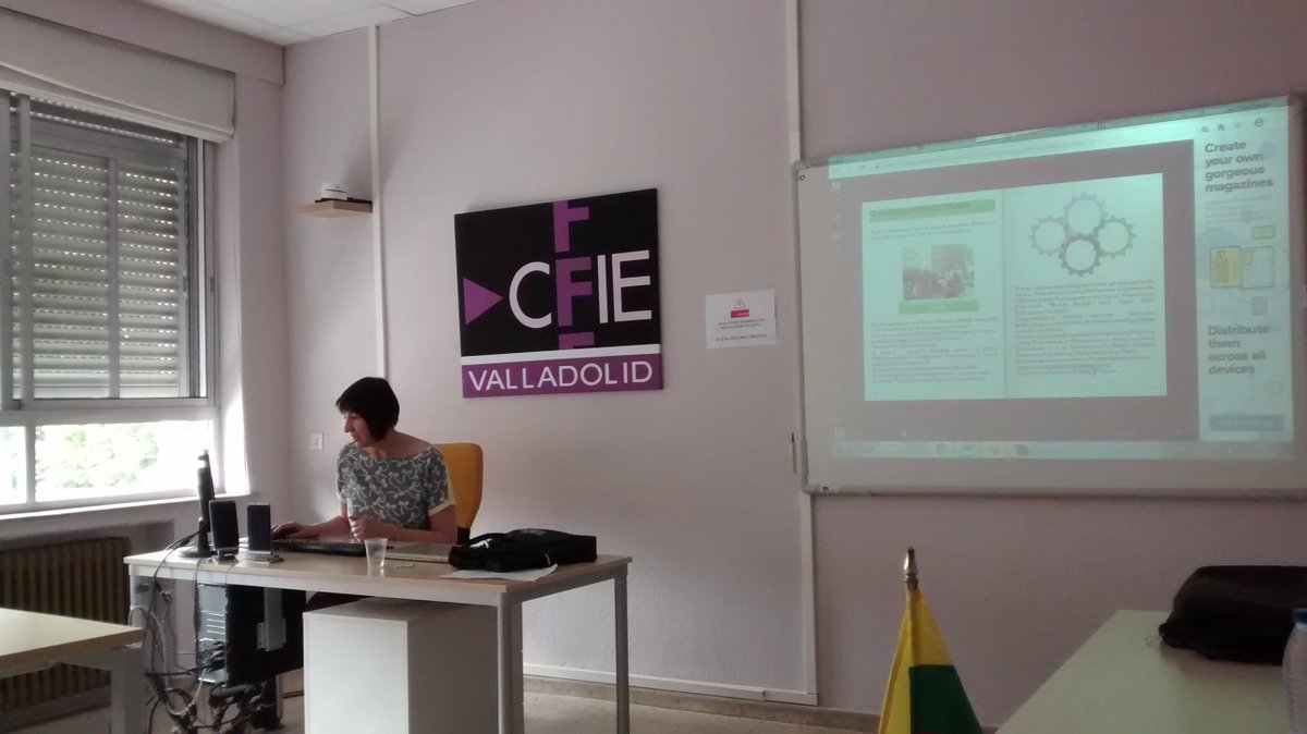 ChristineFrohl3's tweet photo. Day 2 of Share Train project transnational meeting at CFIE Valladolid @sharetrainKA2 https://t.co/nONa0SvOFm
