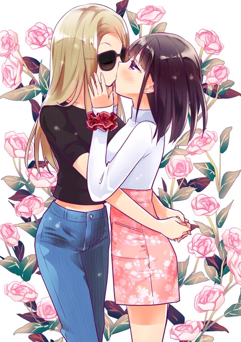 今日は #キスの日 ! #桜Trick #コトしず 