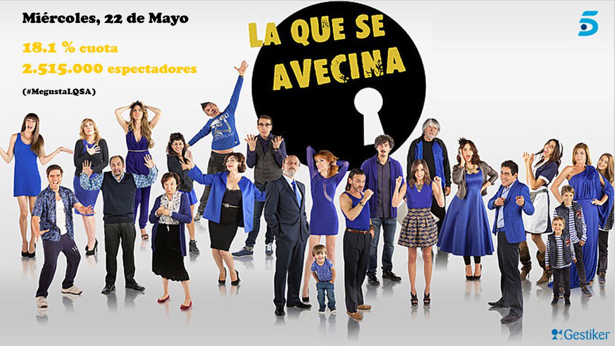 GESTIKER's tweet photo. #Audiencias #LQSAT11 #MegustaLQSA
Buen estado vital de la @_laqueseavecina que sigue liderando el prime time de los miércoles ¡Enhorabuena @alber_caballero @LauraCaballero_ @daniel_deorador @Pablochape @nachoguerreros @jordisanchezar @fertejerom @joseluisgilsanz @GmezMacarena 👇 https://t.co/ivyCqDDvOb