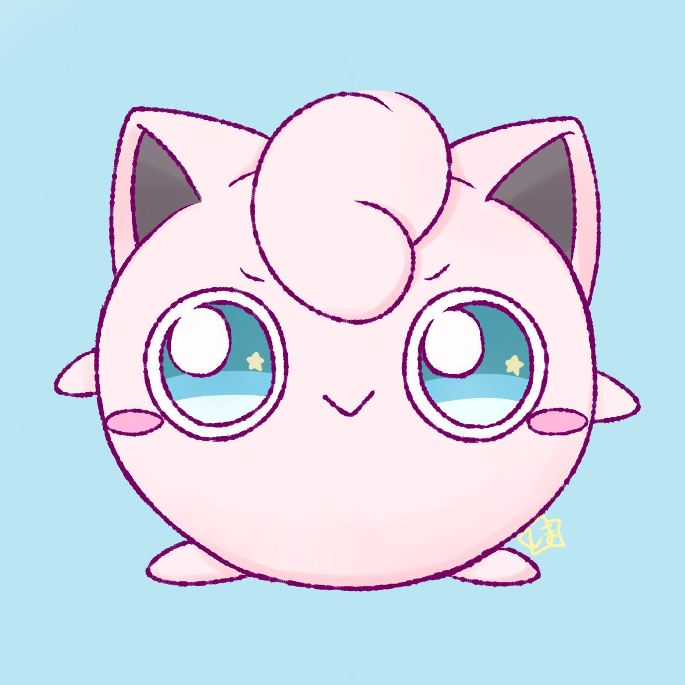 しまほし シンプルプリンちゃん まるっこい ポケモン プリン ポケモン好きさんと繋がりたい T Co 4yieeiqh0x Twitter