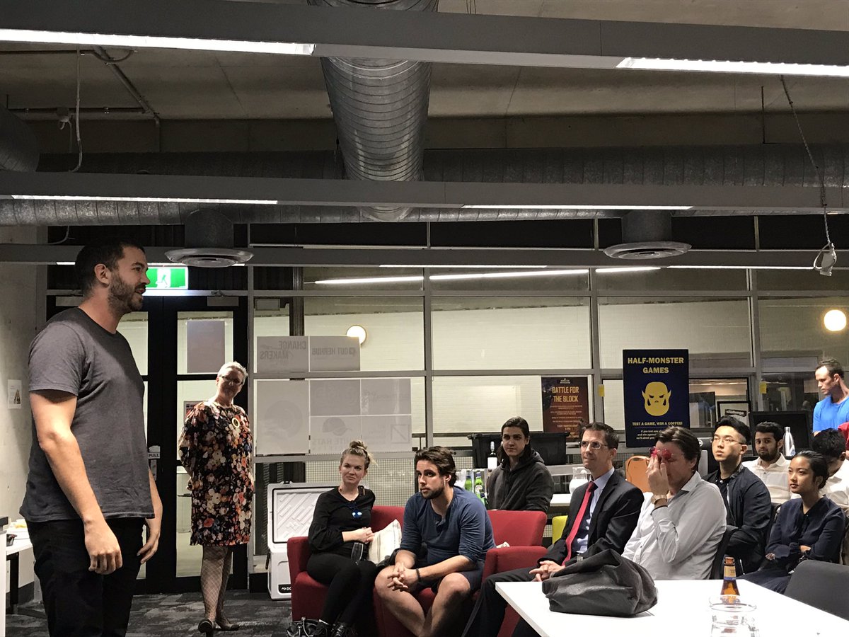 QUTEship's tweet image. Guest star ⭐️ @QUTfoundry #IDEASlaunched = winner of @pitchatpalace Australia🇦🇺, co-#founder of social enterprise @PowerWellsOrg, &amp;amp; #QUT research student Nick Camels - sharing his #startup’s story that turned #ewaste into value for others &amp;amp; to sustain a business! #circulareconomy
