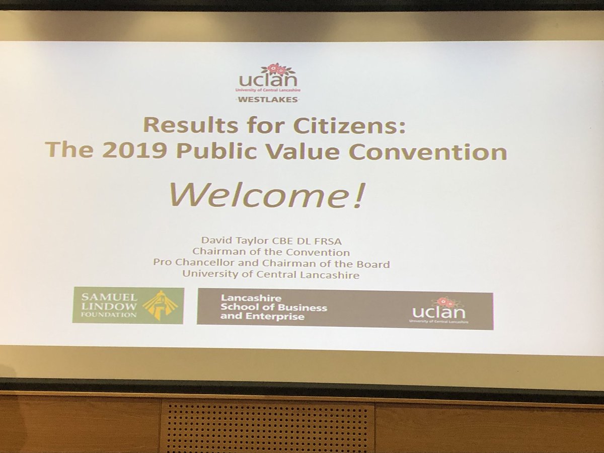 NDAgovuk's tweet photo. We’re under way! The 2019 Public Value Convention #publicvalue #2019westlakesconvention welcoming the region’s leading academics, business leaders and community leaders https://t.co/sW0lDJEiUW