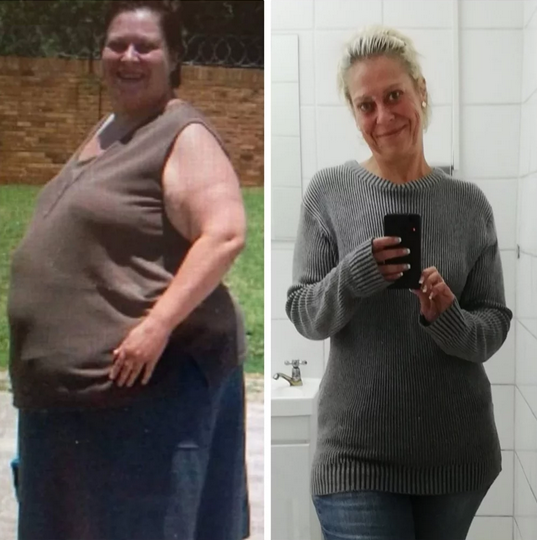 huisgenoot's tweet photo. Vrou skud 87 kg af en nou  help sy ander https://t.co/s39gUUDrmq #Pretoria #Inspirasie https://t.co/3jkl10fQa9