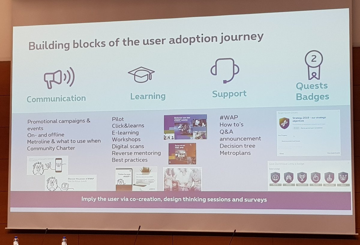 tabhitaminten's tweet photo. Proximus user adoption journey #valueconf19 https://t.co/33OMYWC3eN