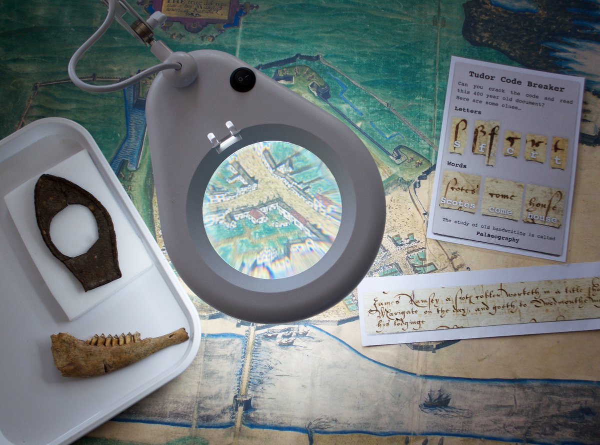 Looking forward to one of our favourite education workshops today - Tudor Berwick. Using historic maps, archive sources and artefacts from archaeological digs in the town… lots of lovely primary sources!
#MuseumLearning #archaeology #archives #Berwick #Northumberland #Tudors
