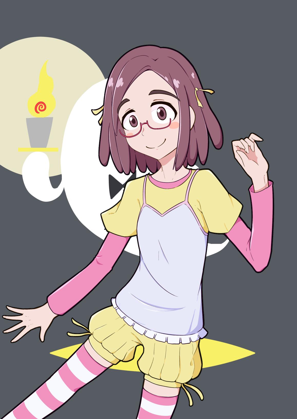 高菜りぶ on X: 昔あったアニメ、怪談レストランの主人公 大空アコちゃんが可愛いって絵。  思い返すと赤のアンダーリム眼鏡、ふと眉、ボーダーニーソと俺の好みが詰め込まれてた子かもしれない。 t.coi3uCcfZwPc   X