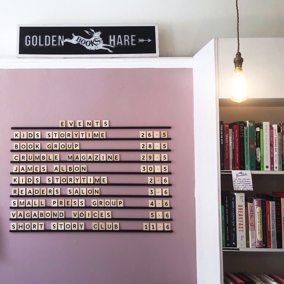 New events sign who dis