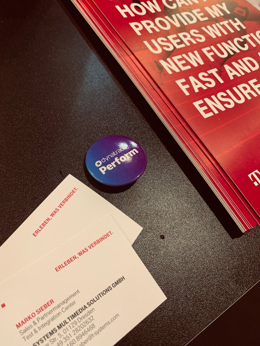 Telekom_MMS's tweet image. 🤝&quot;If your goal is working smarter and not working harder, Perform is the event for you!&quot; Auf der #Perform2019 von @Dynatrace in Barcelona waren wir als GoldSponsor mit Stand zu unseren Leistungen #APM, Reifegrad-Analysen sowie #Testing vertreten. &amp;gt;Mehr: bit.ly/2HMOqV2