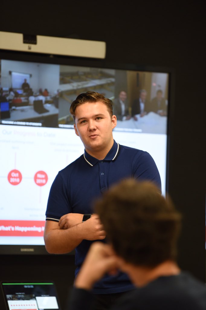 jdickhans's tweet photo. Thanks @RobotifyLabs for speaking to our @VTPamplin, @VTMgtDept, @VTAgEcon students about how you are changing robotics and coding in schools #talentgarden #IrelandStudyAbroad https://t.co/406baGeMHa