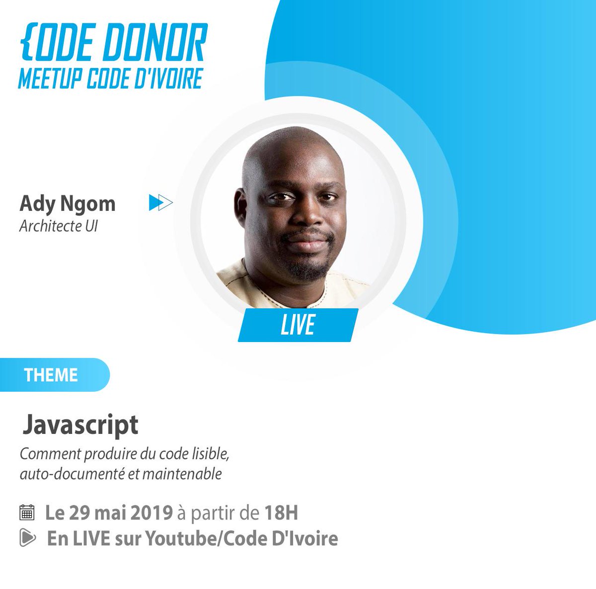akiltechnologie's tweet photo. On attend avec impatience d'apprendre comment aiguiser notre methode! Nous serons au rendez vous.

#javascript #code #webdev #10x #civdev #abidjan #team225 #codedivoire https://t.co/fQYUYe2zhS