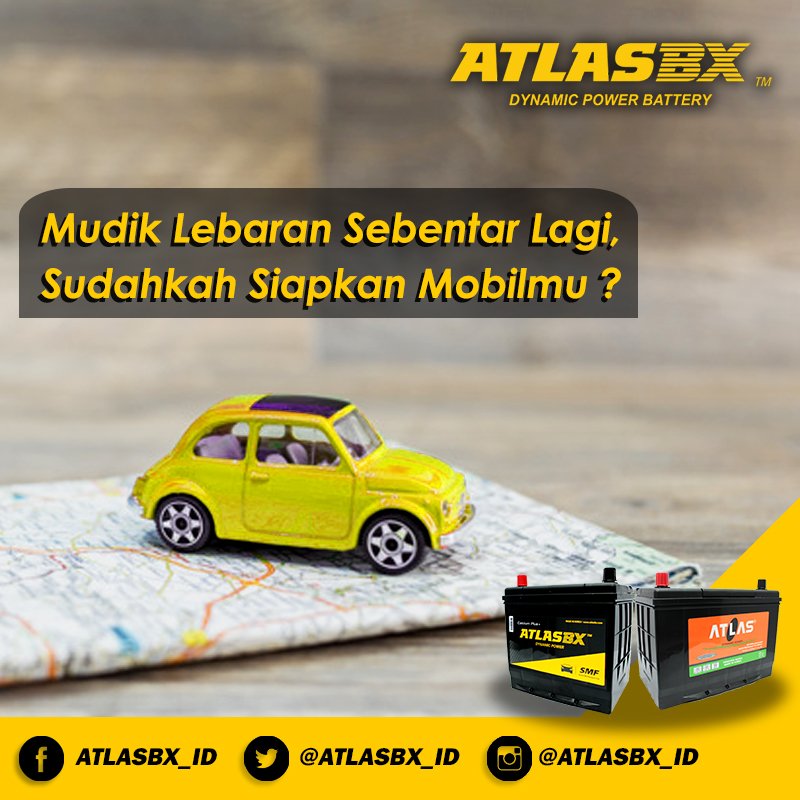 ATLASBX_ID's tweet image. Untuk perjalanan yang lebih aman dan nyaman, sudahkan siapkan mobilmu untuk Mudik Lebaran tahun ini ??? 

#MudikLebaran2019 #StartStopSystem #AkiMobil #AccuMaintenanceFree #MaintenanceFree #AkiKorea  #IdlingStop #ISSTechnology #Otomotif #Otomobil #OtomotifMobil #DeepCyleBattery