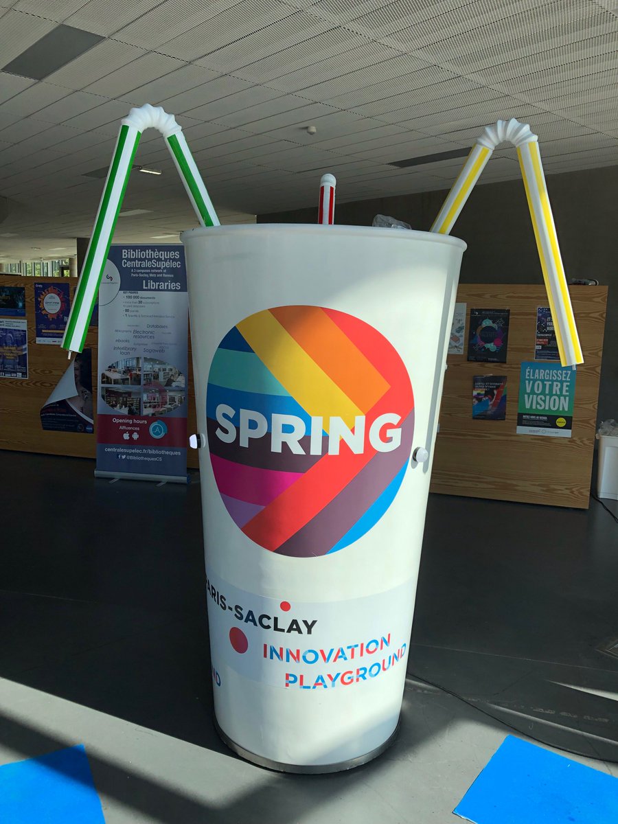ICOW est fier d'avoir fourni la connexion très haut débit pour #ParisSaclaySPRING !  😄
@PSaclaySPRING