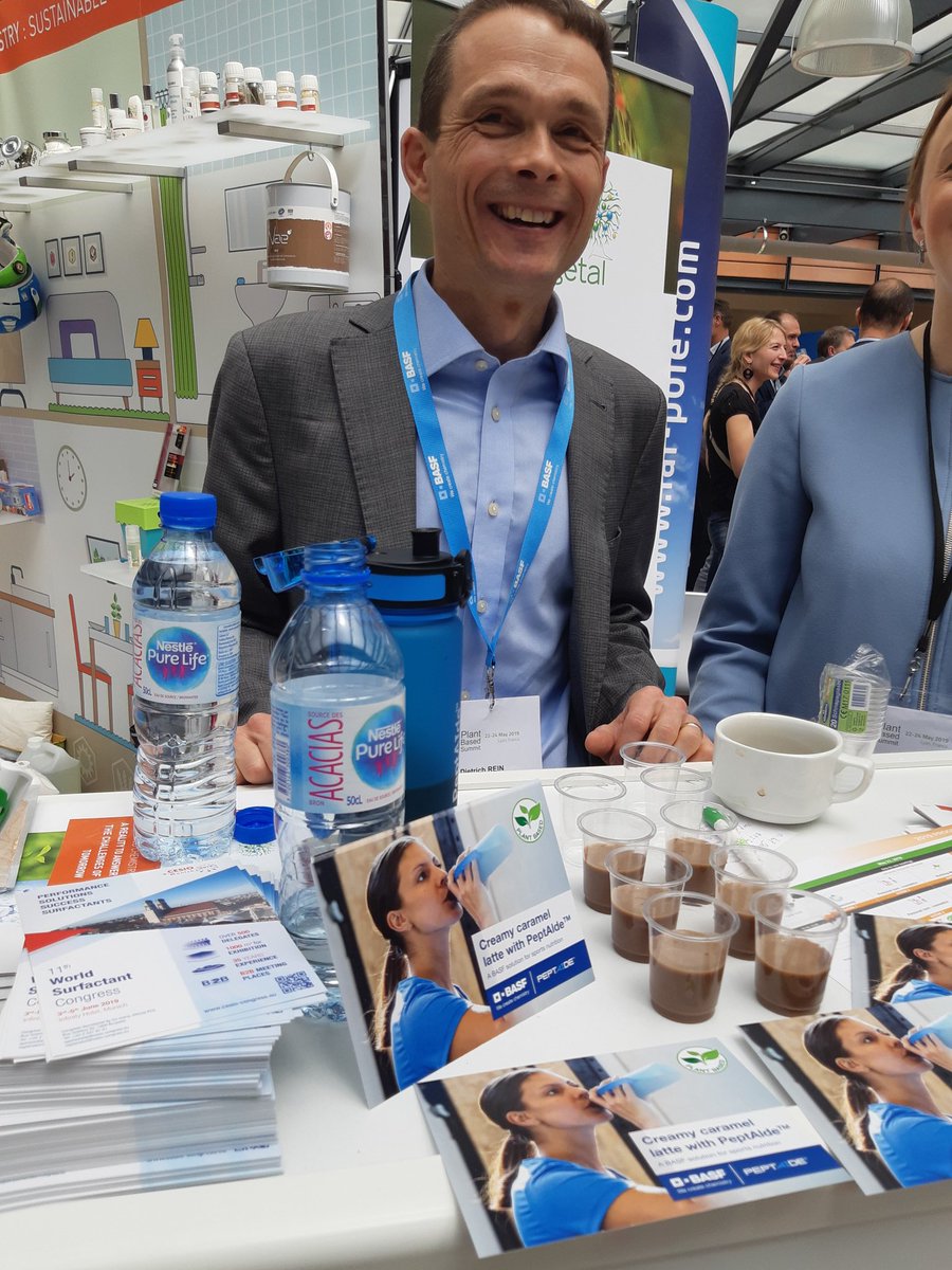 MarieDanielleVD's tweet photo. #MKKampmann & #DRein have presented during #PBS2019 #peptAIde @BASF and an exhibition of its use on the #ACDV booth @ChimieVegetal https://t.co/tT8Omh0oD9