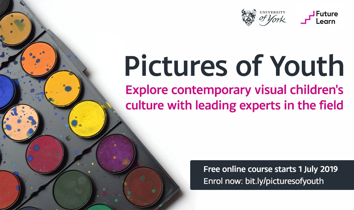 Explore, understand and analyse the development and consumption of children's visual culture. Sign up for our free online course with @FutureLearn: http://bit.ly/picturesofyouth 🎨