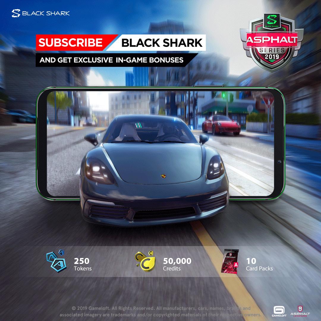 Asphalt 9 - how to get rewards from black shark 