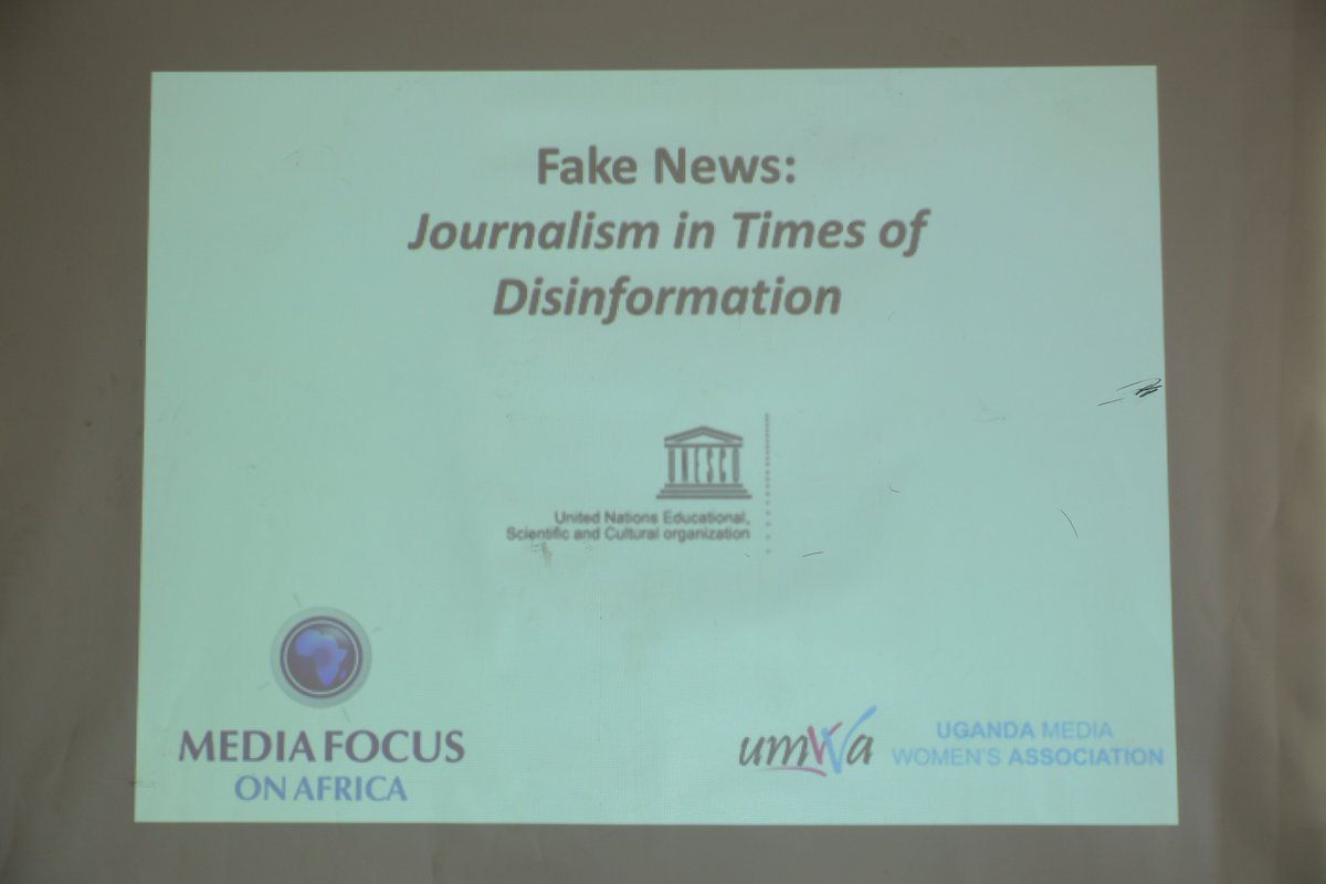 Today's #MediaBreakfast meeting and dialogue them is; Fake News: Journalism in Times of Disinformation.This is the first of the several lined up Pre-Media Week dialogues deliberating on various challenges facing the media today. #FightFakeNewsUG #wpfd2019 #MediaMattersUG