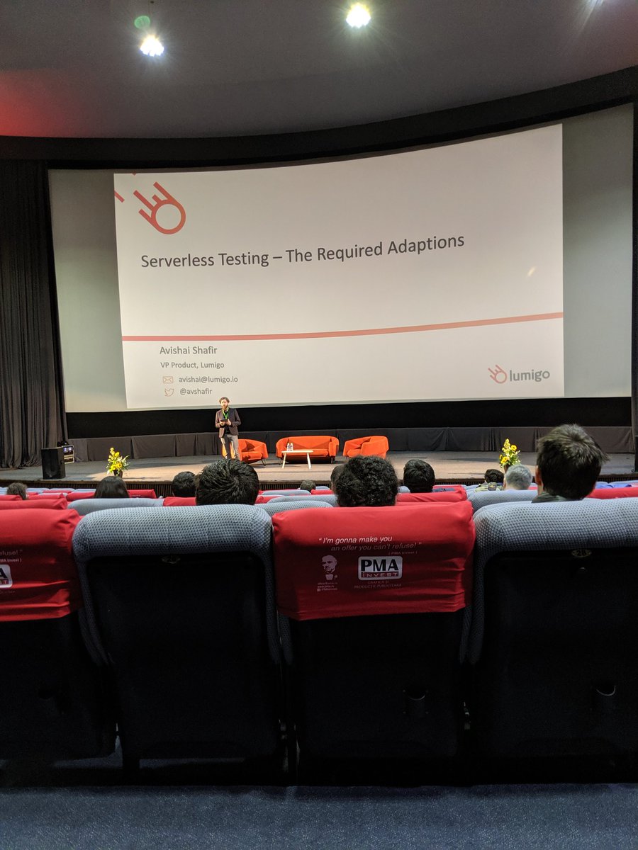 ioana_cis's tweet photo. Having a lunch break dedicated to learning!   @avshafir on serverless testing at #thedevelopers #cluj https://t.co/OD8RUSf9dS