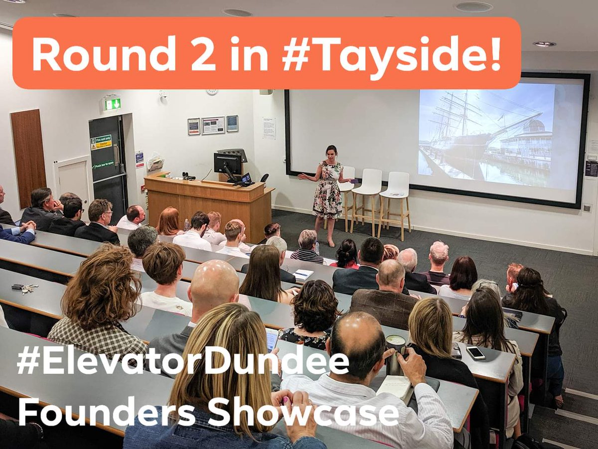 Round 2 in #Tayside! Today it's the #ElevatorDundee Founders turn to show us what they've been up to over the past 12 weeks... 

#MakingItHappen #Dundee <a href="/DundeeCouncil/">Dundee City Council</a>