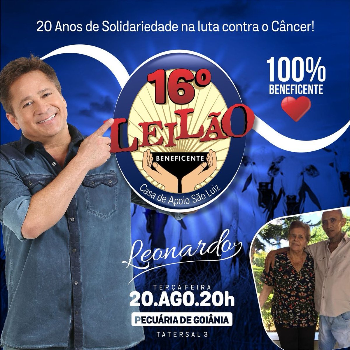 AdolphoQuaresma's tweet image. Em prol do bem vamos ajudar a realizar mais esse evento a favor da vida . 
E eu conto com seu apoio e sua ajuda vem ai o 16° Leilão do bem da #casadeapoiosaoluiz dia 20 de agosto.
#leiloadobem #casadeapoiosaoluis