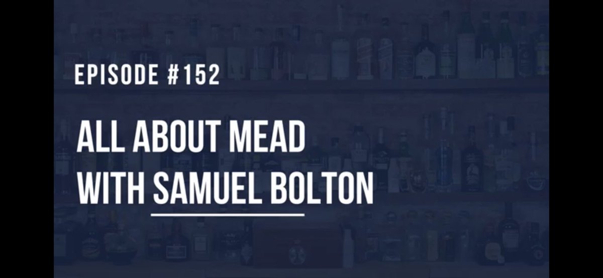 Modernmeadco's tweet photo. So our very own Samuel Boulton was invited to talk about all things mead this week with Chris Tunstall on the Mixology Talks Podcast from @abarabove !

Have a listen on the link below or on the Apple podcast app!

https://t.co/y1jlck62rC https://t.co/XCuLy67uWR