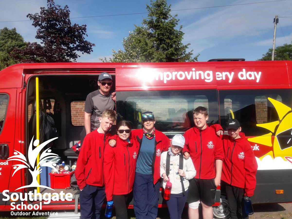 START OF DAY 9! The last day! All in good spirits! #HadriansWall #84Miles #AdventureTime #LakeDistrict #ParentHub <a href="/HadriansWall/">Hadrian's Wall</a> <a href="/YHAOfficial/">YHA England & Wales</a> <a href="/LearningAway/">Learning Away</a> <a href="/Team_BMC/">British Mountaineering Council</a> <a href="/KirkleesCouncil/">Kirklees Council</a> <a href="/alnwickgazette/">Northumberland Gazette</a> <a href="/LearningAway/">Learning Away</a> <a href="/NlandNP/">N'land National Park</a> <a href="/HWpath/">HADRIAN'S WALL PATH</a> <a href="/NationalTrails/">National Trails</a> @MtnTraining <a href="/sprayway_UK/">Sprayway</a>