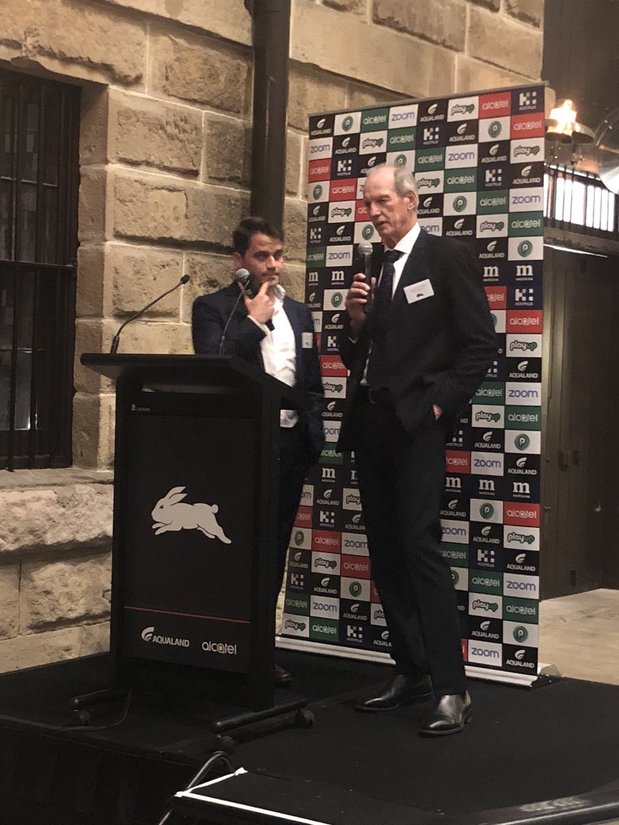 What a great night at the South Sydney Rabbitohs Business Chamber evening, with master coach Wayne Bennett holding court. Many thanks to our partners Young Henry’s , Robert Oatley Wines and the Hyatt Regency Hotel for all their support .