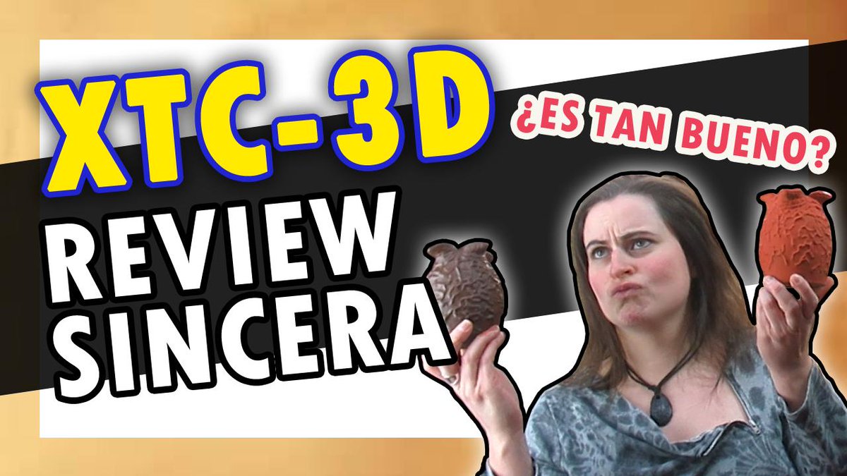 ManlimaCosplay's tweet photo. ¡Nuevo vídeo en el canal! 🥳
¡Os contamos como funciona y nuestra opinión personal y sincera del XTC-3D! Aplicable a cualquier recubrimiento de resina de este tipo 🙊
#XTC3D #resina #cosplay #3D
Formatos, aplicación, acabado, conclusiones...
Todo aquí:
https://t.co/SZvXUqn7Zr https://t.co/40SHXcuJRM